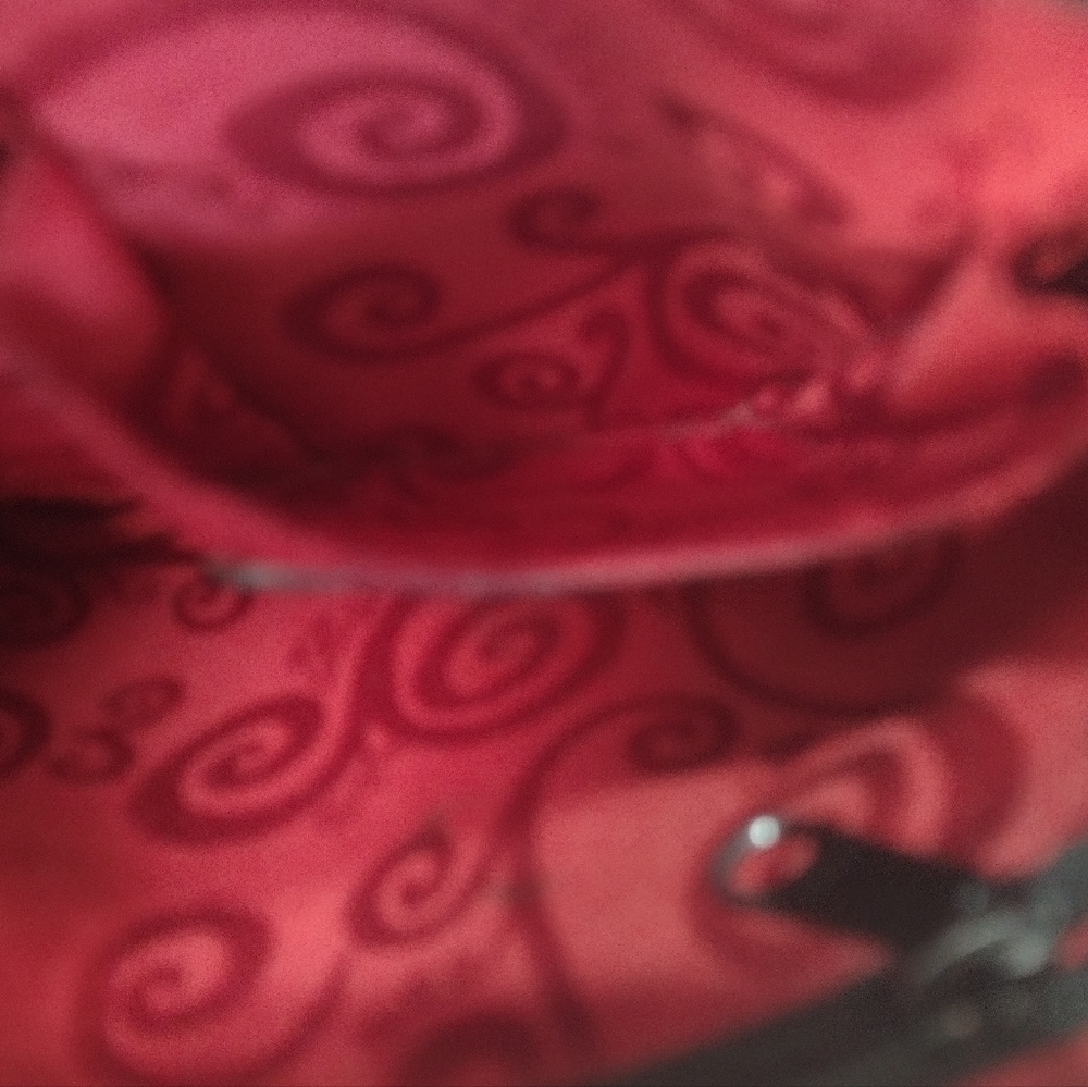 Brighton Leather black, croc & pebble leather handbag purse - Picture 3 of 9
